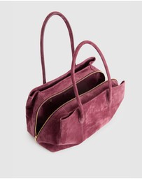 Evity - Noemie Leather Suede Tote Bag