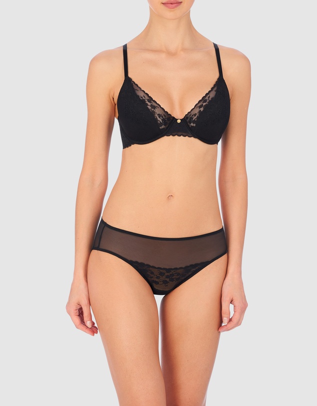 Natori - Cherry Blossom Mesh & Lace Bikini Brief
