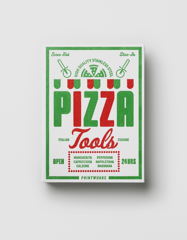 Printworks - Printworks The Essentials Pizza Tools-Red White