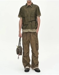 Andersson Bell - Check Sheer Layered Shirt