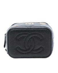 Pre-Loved by Azura Reborn - Pre-Loved Mini Quilted Caviar Coco Casino Vanity Case