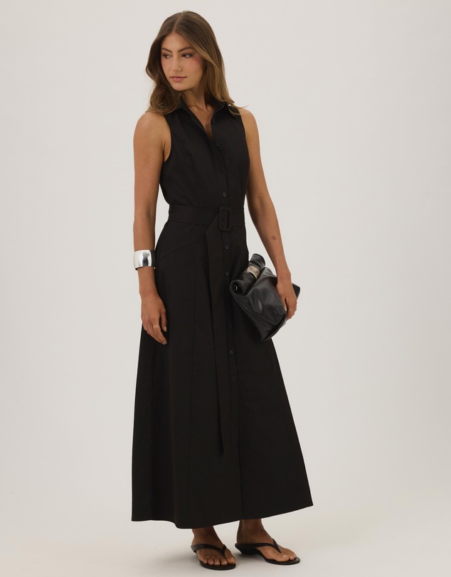 Atmos&Here - Ally Sleeveless Maxi Dress with Belt