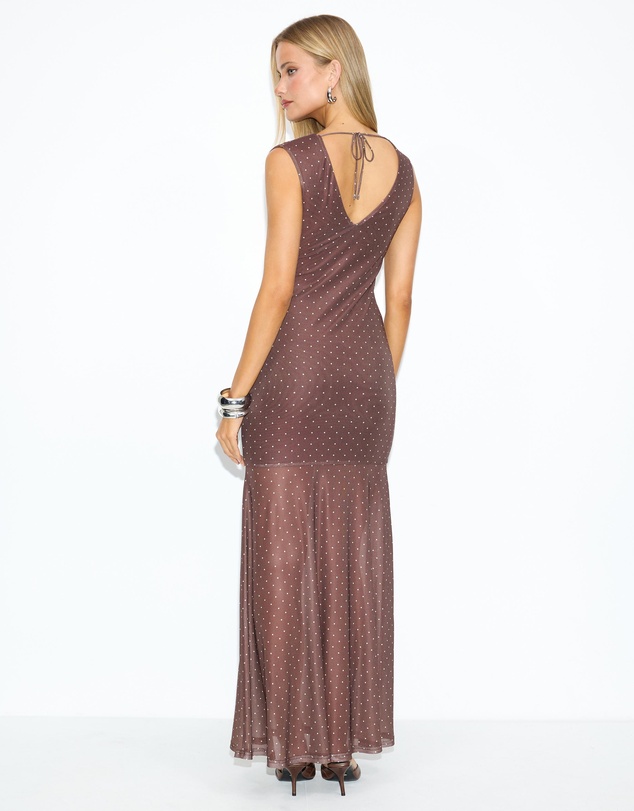 Dazie - Into You Mesh Maxi Dress