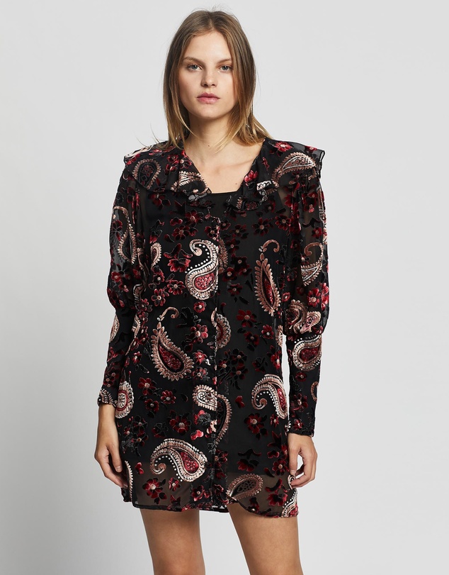 LENNI the label - Firefly Burnout Sleeved Dress