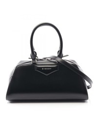 Pre-Loved by Azura Reborn - Pre-Loved Small Box Calfskin Antigona East West Satchel