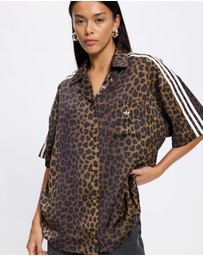adidas Originals - Leopard Satin Shirt