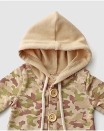 WITH LOVE FOR KIDS - Hooded All In One - Babies