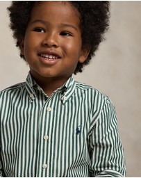 Polo Ralph Lauren - Striped Cotton Poplin Shirt - ICONIC EXCLUSIVE - Kids