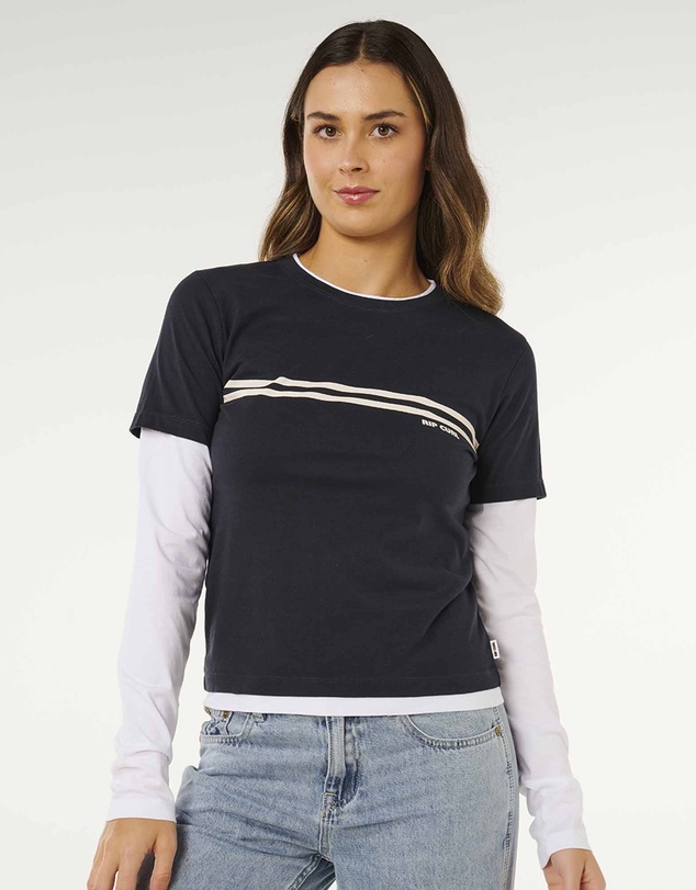 Rip Curl - Surf Revival Layered Long Sleeve Tee