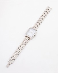 Lovisa - Silver Rectangle Roman Numeral Watch