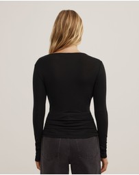 Witchery - Cowl Neck Long Sleeve Top
