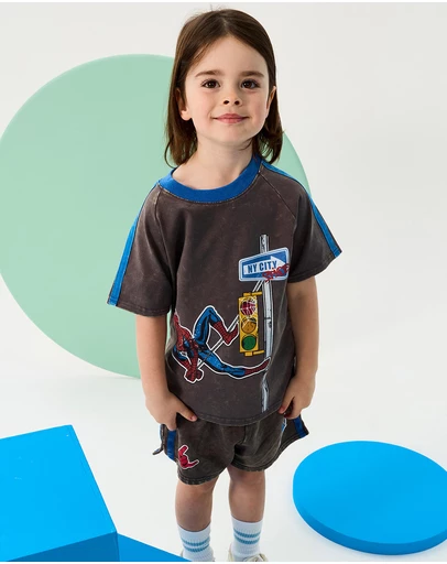 Rock Your Kid - Spidey Tee - Kids-Teens