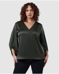 Pink Dusk by Curve Project - Lover Boy Blouse