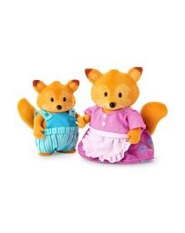Lil Woodzeez - The Tippytail Foxes Miniature Animal Figurine Set