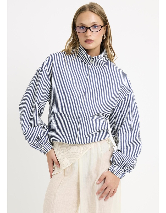 Subtitled - Adelaide Stripe Windbreaker