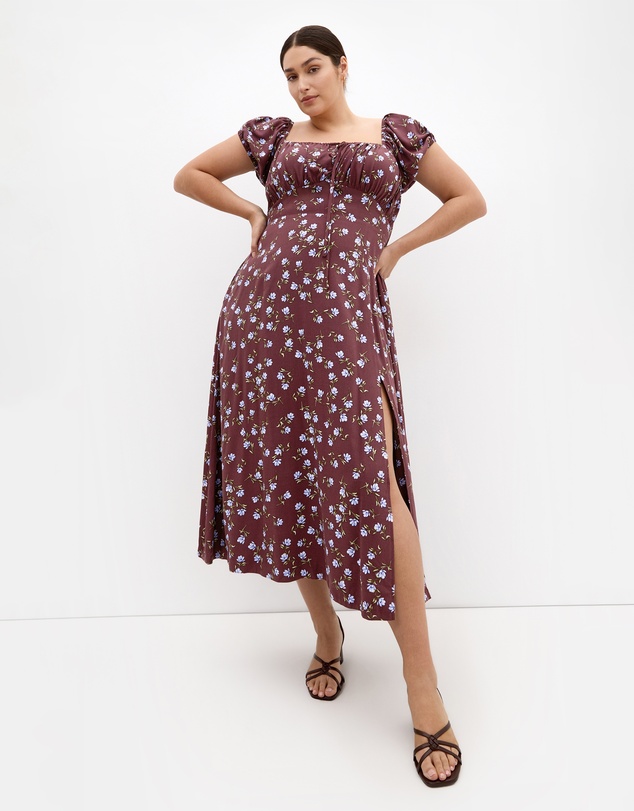 City Chic - Abbie Print Maxi Dress