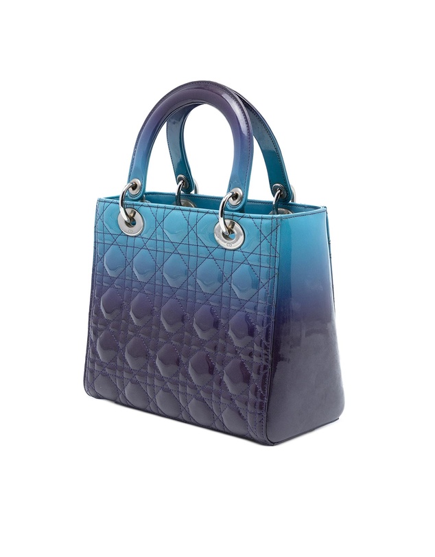 Pre-Loved by Azura Reborn - Pre-Loved Medium Ombre Patent Cannage Lady Dior