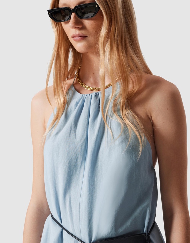 & Other Stories - Sleeveless Halterneck Midi Dress