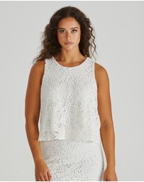 Sass - Kai Crochet Lace Tank
