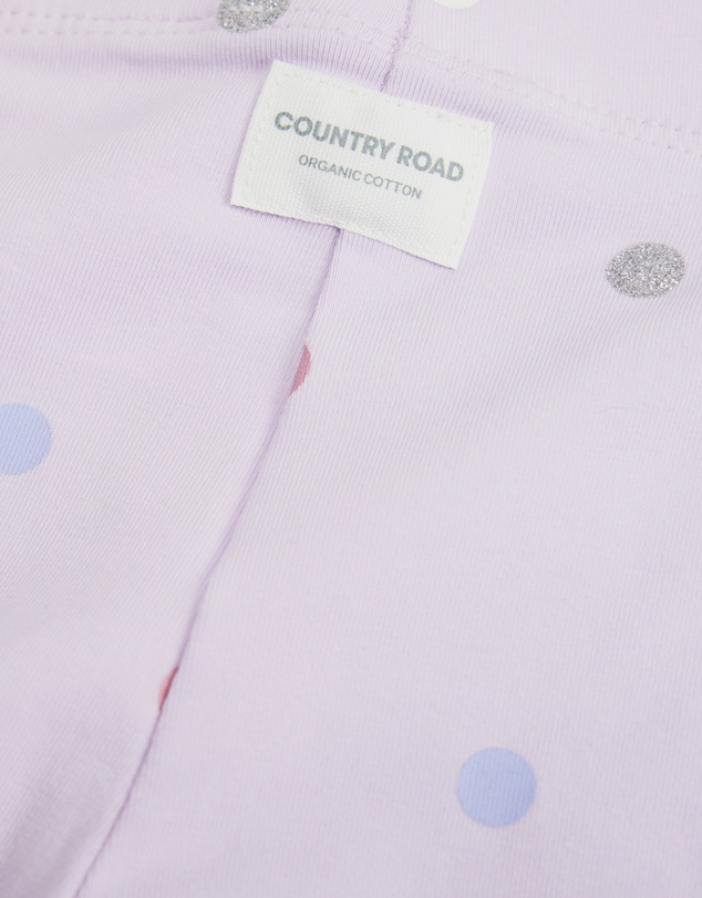 Country Road - Organically Grown Cotton Blend Spot Legging