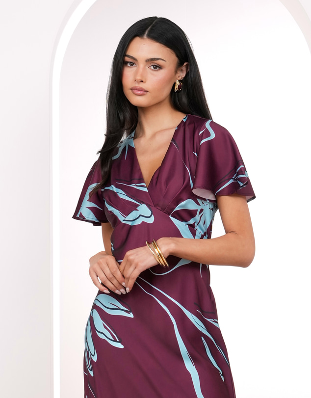 Pilgrim - Leighton Flutter Sleeve Maxi