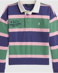Polo Ralph Lauren - Striped Terry Rugby Sweatshirt - Teens