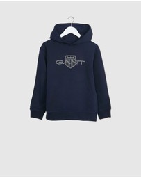 Gant - Teens Contrast Shield Hoodie
