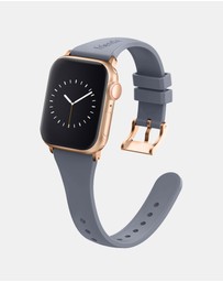 Friendie - Slim Silicone Band with Classic Gold Buckle – The Gippsland – Apple Compatible