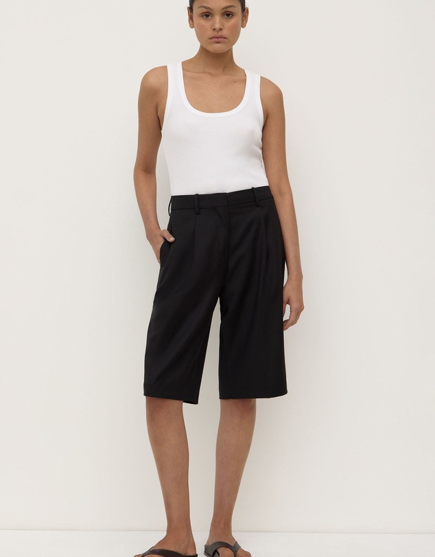 Revibe - Repaired Assembly Label Wool Womens Shorts
