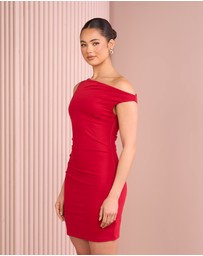 Azzurielle - Cory Off Shoulder Mini Dress