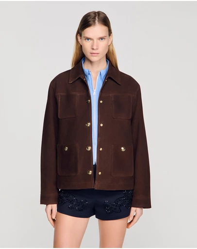 Sandro - Deniz Leather Jacket