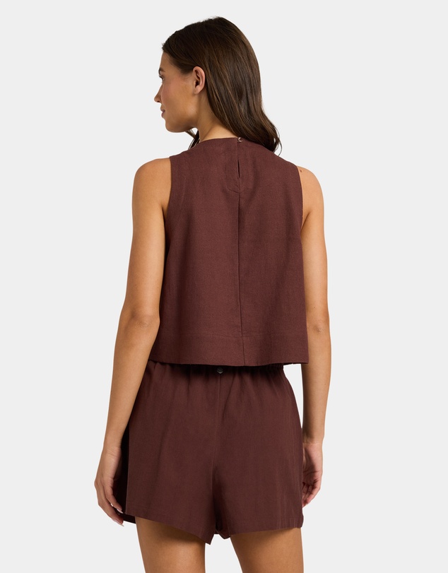 Roxy - Womens Place To Be Linen Shorts
