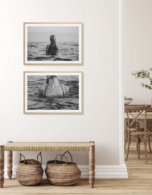 Olive et Oriel - L'Ocean I Art Print
