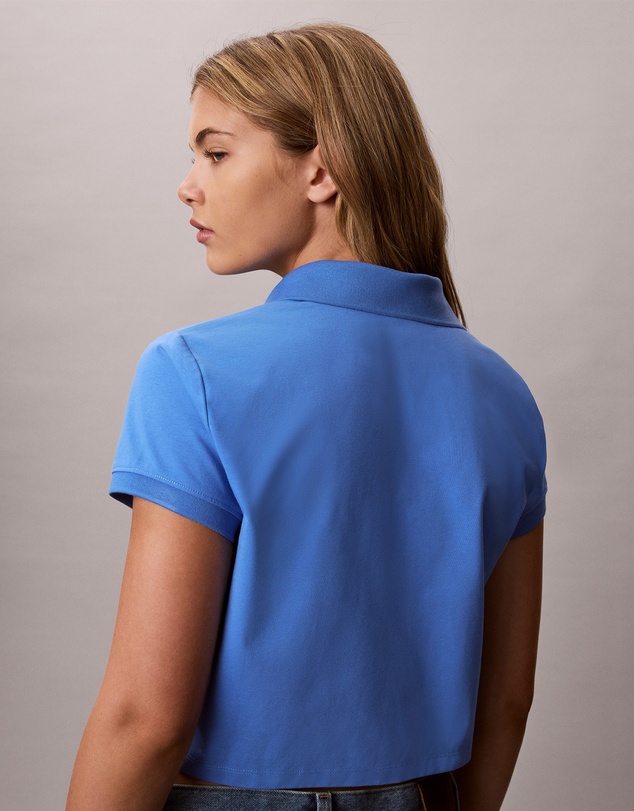 Calvin Klein Jeans - Cooling Jersey Cropped Polo Shirt