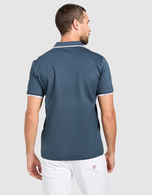 GUESS - Eco Paul Pique Tipping Polo Shirt