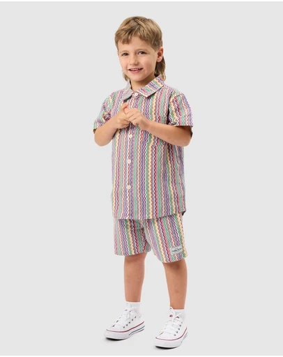 Goldie + Ace - Ric Rac Holiday Shirt - Babies-Kids