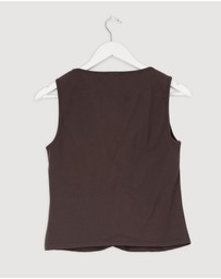 Revibe - Repaired Reformation Tefi Knit Top - AU L