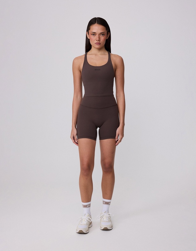 Upstate - Air Sculpt 6inch Bike Short - Ground Coffee
