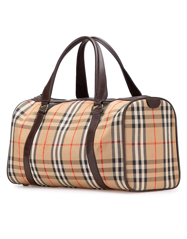 Pre-Loved by Azura Reborn - Pre-Loved Haymarket Check Canvas Travel Bag