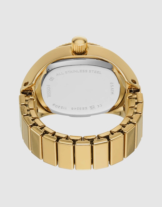 Fossil - Fossil Ring Watch Gold Watch ES5246