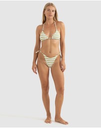 Rhythm - Tami Stripe Tie Side Hi Cut Pants