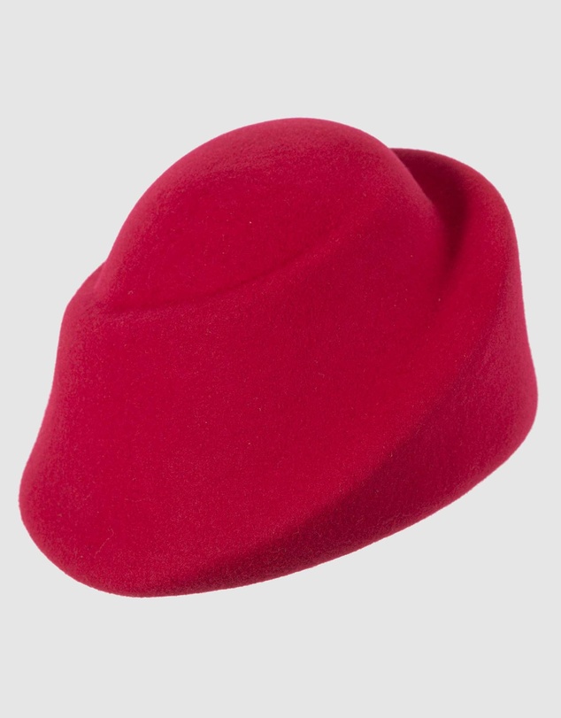 Max Alexander - Red Winter Felt Designer Hat
