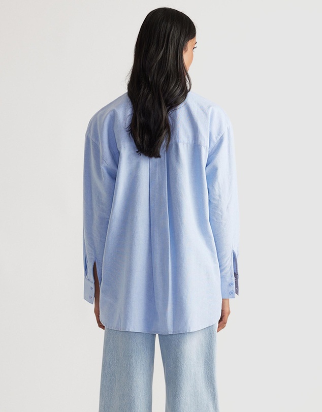 Decjuba - Heather Oxford Oversized Shirt