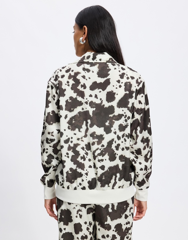 adidas Originals - Satin Cow Print Tracktop