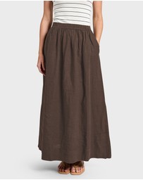 Academy Brand - Gladys Linen Skirt