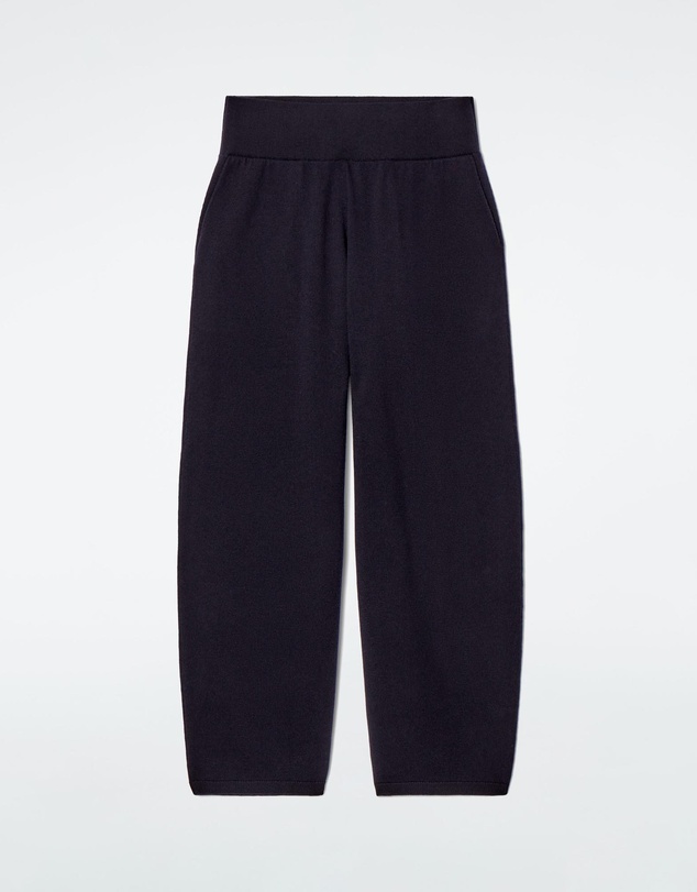COS - Merino Wool Barrel-Leg Trousers