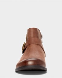 Vionic - Logan Bootie - Dark Brown