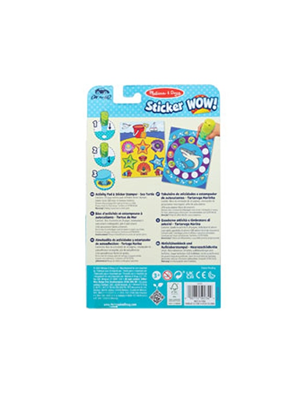 Melissa and Doug - Sticker WOW Activity Pad Set Turtle