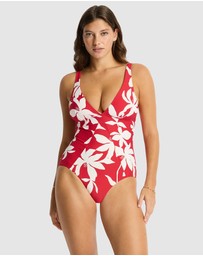 Sea Level Australia - Leilana Scoop Back Panel Line One Piece