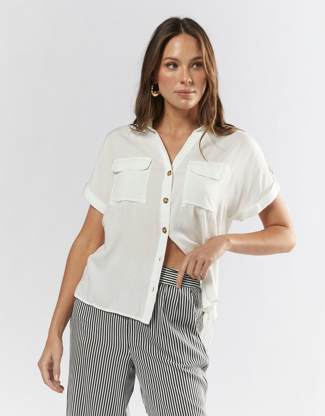 Vero Moda - Bumpy Buttoned Shirt